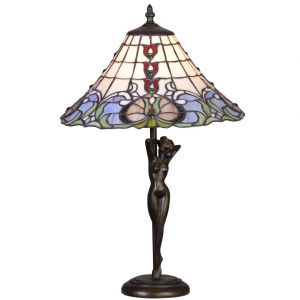 841-804-01 SVETRESURS Настольная лампа ручной работы в стиле Tiffany