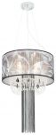 121-103-04 Velante Подвесной светильник, 4 лампы, хром, белый, бежевый