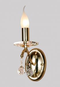 1063-1W Favourite Бра Angelica, 1 лампа, позолота 24K, свеча