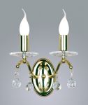 1023-2W Favourite Бра Angelica, 2 лампы, античная бронза, прозрачный