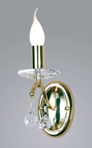 1023-1W Favourite Бра Angelica, 1 лампа, античная бронза, прозрачный