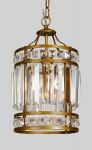 1085-1P Favourite Люстра подвесная Ancient, 1 лампа, античная бронза, прозрачный хрусталь