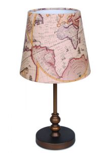 1122-1T Favourite Настольная лампа Mappa, 1 лампа, коричневый, бежевый