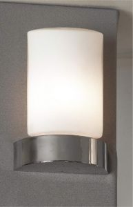LSQ-9101-01 LUSSOLE Светильник для ванной из серии Genova, 1 плафон, хром, белый 