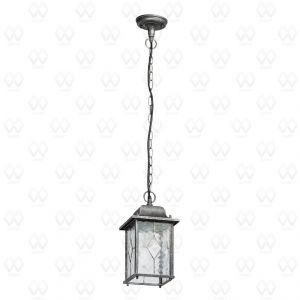 813010401 MW-Light Уличный подвесной светильник Бургос, 1 лампа, черный с серебряной патиной