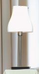 LSC-5604-01 LUSSOLE Лампа настольная из серии Bianco, никель матовый, 1 плафон