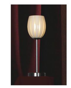 LSF-6704-01 LUSSOLE Настольная лампа из серии Brindisi, хром, белый, 1 плафон   