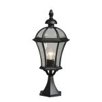 811040201 MW-Light Уличный светильник столб Сандра, 1 лампа, черный, прозрачный