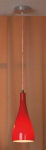 LSF-1156-01 LUSSOLE Подвесной светильник из серии Rimini, красный, 1 плафон