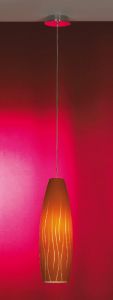 LSQ-6316-01 LUSSOLE Подвесной светильник из серии Sestu, 1 плафон, хром, оранжевый