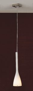 LSN-0106-01 LUSSOLE Подвесной светильник из серии Varmo, 1 плафон, матовый никель, белый
