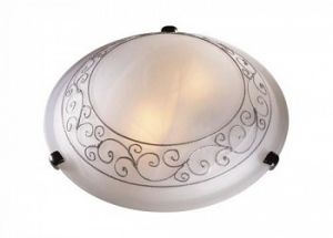 332 Sonex Потолочный светильник Barocco Oro, 3 лампы, белый, серебристый