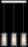 228-106-03 Velante Светильник подвесной, 3 лампы, белый, прозрачный