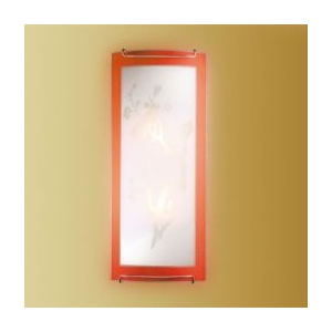 1648 Sonex Бра Sakura, 2 лампы, хром, белый, оранжевый