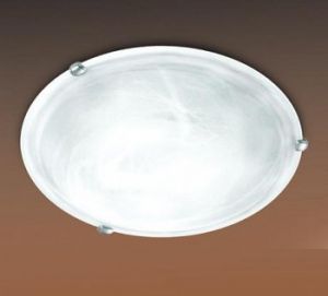 153 Sonex Потолочный светильник Duna, 1 лампа, хром, белый