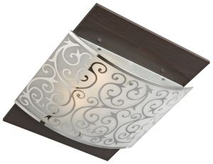 633-722-03 Velante Настенно-потолочный светильник, 3 лампы, белый с узором