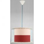 A5395SP-1WH Arte Lamp Подвес Provence, 1 лампа, белый, белый с красным и синим