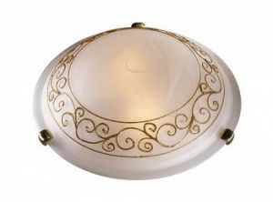 131 Sonex Потолочный светильник Barocco Oro, 1 лампа, белый, золотой 