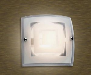 1201 Sonex Бра Cube, 1 лампа, белый, хром