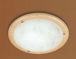 172-Sonex Потолочный светильник Alabastro, 1 лампа, стекло, белый, дерево 