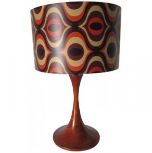 A1961LT-1CK Arte Lamp Настольная лампа, серия Zulu, 1 плафон, коричневый, желтый, оранжевый