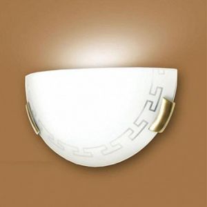 061 Sonex Бра Greca, 1 лампа, белый, бронза 