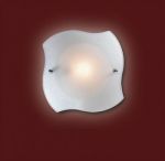 1202-Sonex Бра Labirint, 1 лампа, хром, белый