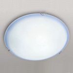 170-Sonex Потолочный светильник Tessuto, 1 лампа, белый, синяя декоративная полоса