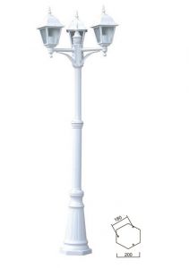 A1017PA-3WH ARTE LAMP Уличный фонарный столб из серии BREMEN