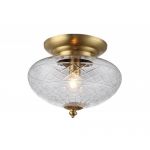 A2302PL-1PB Arte Lamp Светильник потолочный Faberge, 1 плафон, латунь, прозрачный