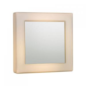 A2444AP-2WH Arte Lamp Зеркало с подсветкой Aqua, 2 лампы, белый