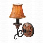 254021701 Chiaro Бра Версаче, 1 лампа, декоративные элементы из искусственного каучука с ручной росписью