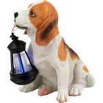 33371 Globo Светильник уличный светодиодный на солнечных батареях solare, собака с фонариком