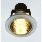 A8044PL-1WH Arte Lamp Светильник встраиваемый General, 1 лампа, белый, прозрачный