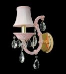 726612 LightStar Бра Osgona Princia, 1 лампа, розовый с белым, золото