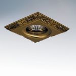 011148 Lightstar Светильник встраиваемый Helio, 1 лампа, испанская бронза