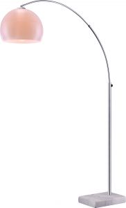 LSP-0139 LUSSOLE Торшер из серии Carolina, 1 лампа, хром,белый мрамор