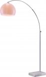 LSP-0139 LUSSOLE Торшер из серии Carolina, 1 лампа, хром,белый мрамор