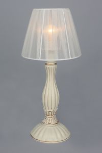 OML-73304-01 Omnilux Настольная лампа классика, 1 плафон, кремовый, золото
