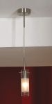 LSA-0203-01 LUSSOLE Подвесной светильник из серии Leinell, 1 плафон, никель, матовый