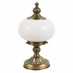 WE360.01.504 WERTMARK Лампа настольная, 1 лампа, античная бронза, стекло 