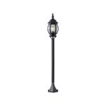48685/06 Brilliant Уличный светильник столб, из серии Istria, 1 плафон, черный, прозрачный 