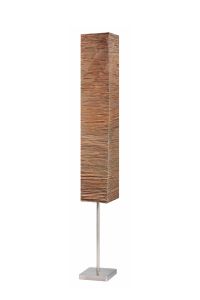 92603/20 Brilliant Торшер, из серии Nerva, 2 лампы, хром, коричневый