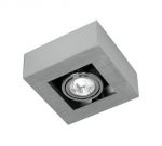 89075 Eglo Светильник настенно-потолочный поворотный Модерн, 1 лампа, хром, черный, серый