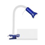 24705/37 Brilliant Настольная лампа с прищепкой и гибкой ножкой Модерн, 1 плафон, белый, синий