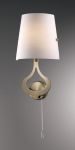 2186/1W Odeon Light Бра Tiara, 1 лампа, бронза, белое матовое стекло