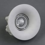 499010401 MW-Light Встраиваемый светильник Барут, 1 лампа, хром, белый матовый