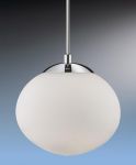2046/1 Odeon Light Подвес Rolet, 1 лампа, белое матовое стекло, хром