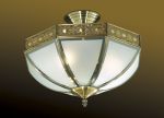 2344/3B Odeon Light Потолочный светильник Valso, 3 лампы, бронза, прозрачно-матовое стекло 