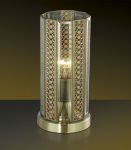 2343/1T Odeon Light Настольная лампа Taros, 1 лампа, бронза, прозрачное стекло